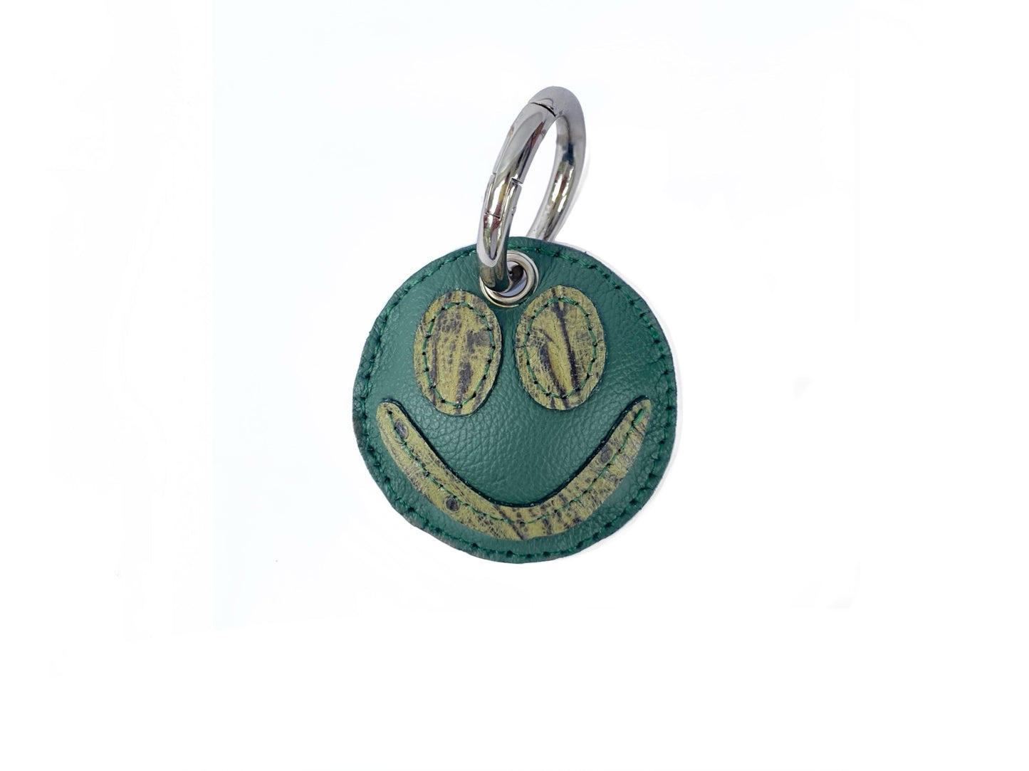 GREEN SMILEY FACE CHARM