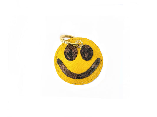 YELLOW SMILEY FACE CHARM