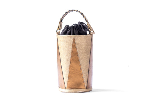 METALLIC LEELY BUCKET MINI BAG